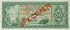 p31s from Curacao: 50 Gulden from 1948