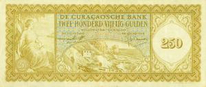 p43a from Curacao: 250 Gulden from 1954 p43a from Curacao: 250 Gulden from 1954