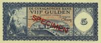 p51s from Curacao: 5 Gulden from 1960