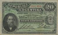 p229a from Argentina: 20 Centavos from 1895