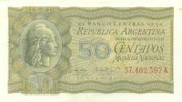 Gallery image for Argentina p259b: 50 Centavos from 1951