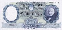 p278a from Argentina: 500 Pesos from 1964