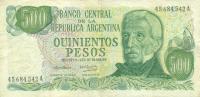p298b from Argentina: 500 Pesos from 1974