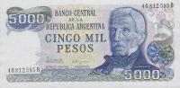 Gallery image for Argentina p305b: 5000 Pesos from 1977