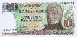 p314a from Argentina: 50 Peso Argentino from 1983