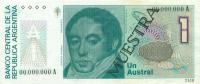 p323s from Argentina: 1 Austral from 1985