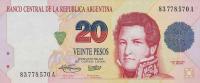 Gallery image for Argentina p343b: 20 Pesos