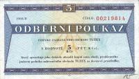 pFX57a from Czechoslovakia: 5 Korun from 1980