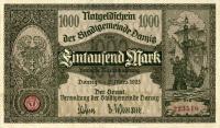 p16 from Danzig: 1000 Mark from 1923