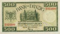 Gallery image for Danzig p56: 500 Gulden