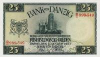 p61 from Danzig: 25 Gulden from 1931