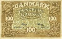 p23j from Denmark: 100 Kroner from 1928