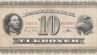 p44n from Denmark: 10 Kroner from 1957