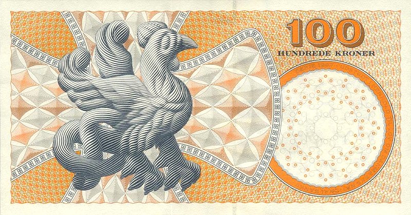 Back of Denmark p56b: 100 Kroner from 2000