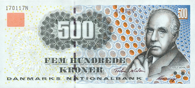 Front of Denmark p58c: 500 Kroner from 1999