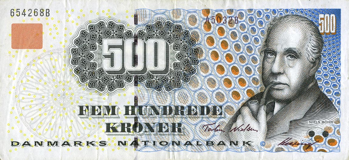 Front of Denmark p58f: 500 Kroner from 2003