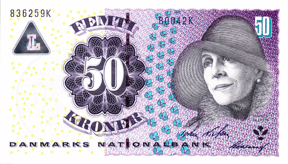 Front of Denmark p60a: 50 Kroner from 2004