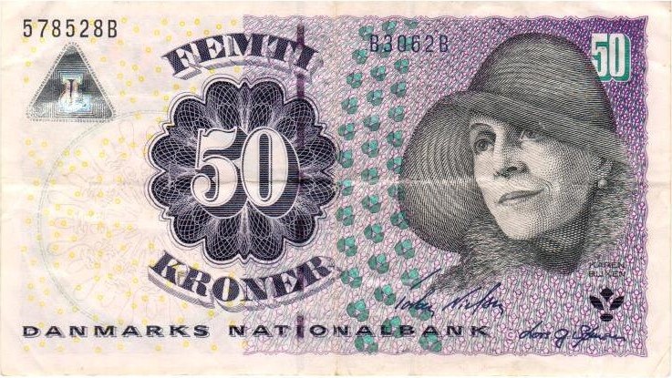 Front of Denmark p60c: 50 Kroner from 2006