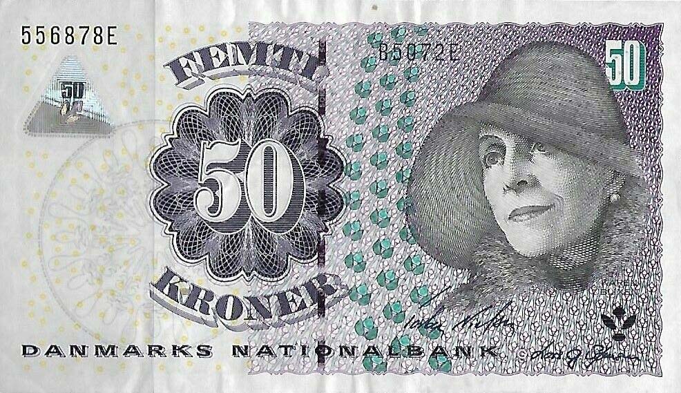 Front of Denmark p60e: 50 Kroner from 2007