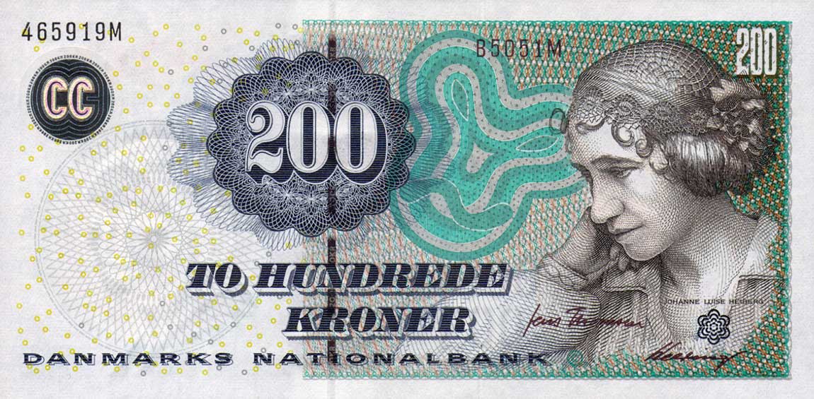 Front of Denmark p62d: 200 Kroner from 2005