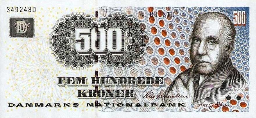 Front of Denmark p63e: 500 Kroner from 2008