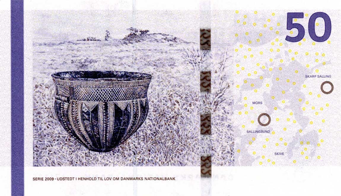 Back of Denmark p65d: 50 Kroner from 2011