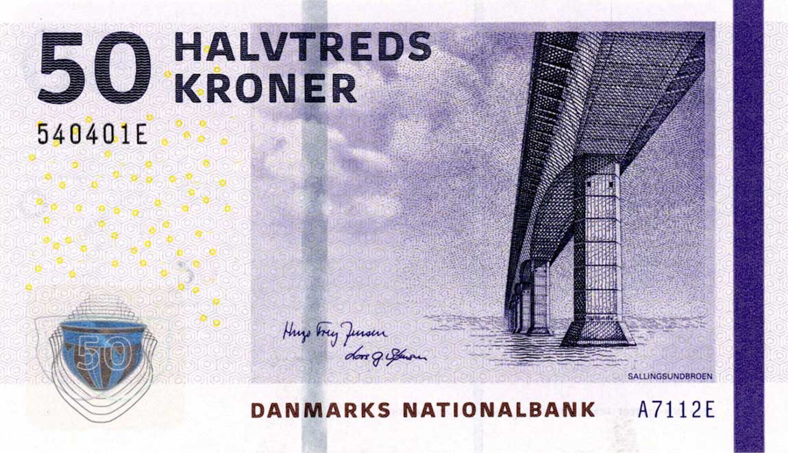 Front of Denmark p65d: 50 Kroner from 2011