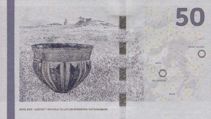 Back of Denmark p65e: 50 Kroner from 2012