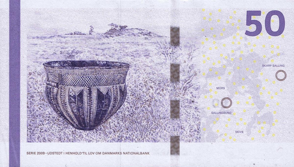 Back of Denmark p65f: 50 Kroner from 2013