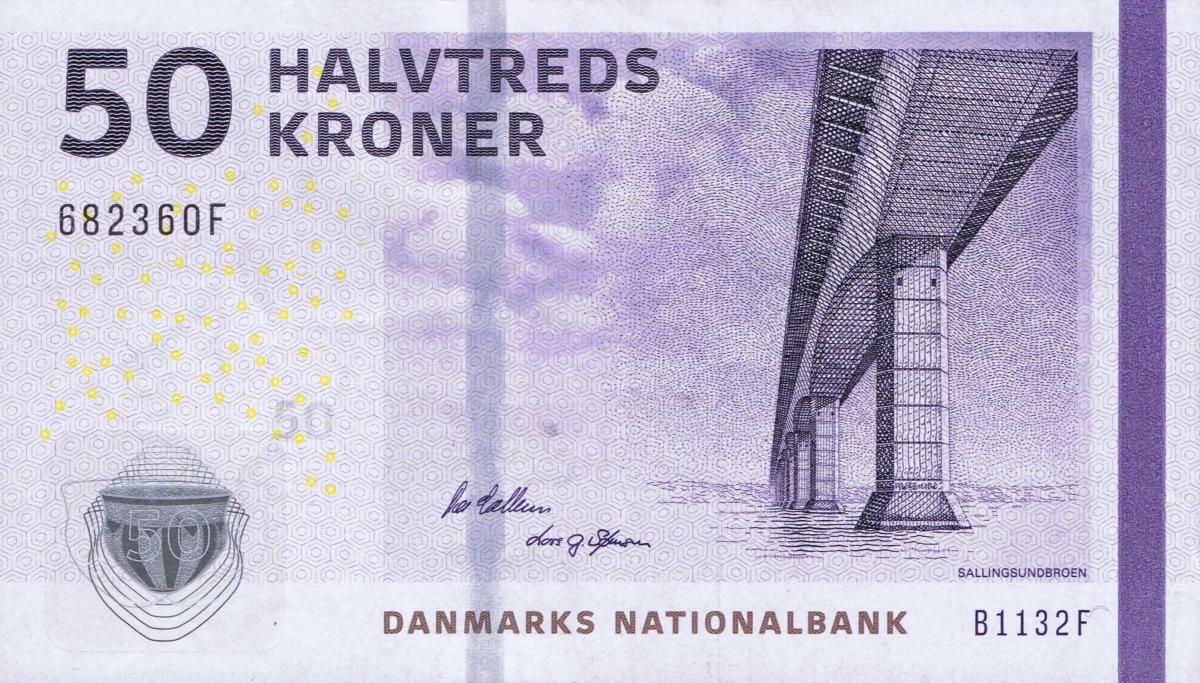 Front of Denmark p65f: 50 Kroner from 2013