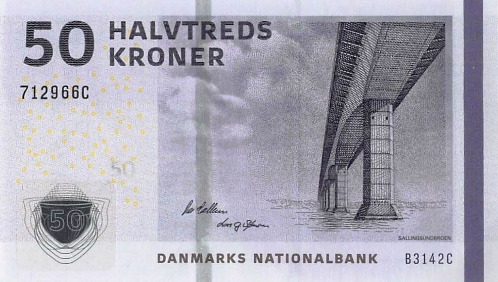 Front of Denmark p65g: 50 Kroner from 2014