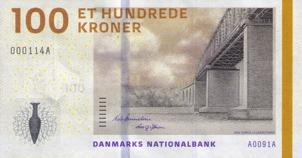 Front of Denmark p66a: 100 Kroner from 2009