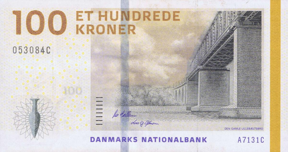 Front of Denmark p66c: 100 Kroner from 2013