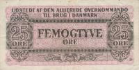 pM1 from Denmark: 25 Ore from 1945