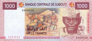p42a from Djibouti: 1000 Francs from 2005