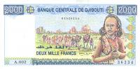 Gallery image for Djibouti p43: 2000 Francs