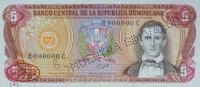 Gallery image for Dominican Republic p118s4: 5 Pesos Oro