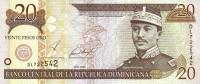 Gallery image for Dominican Republic p166b: 20 Pesos Oro