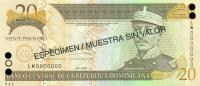 Gallery image for Dominican Republic p169s4: 20 Pesos Oro
