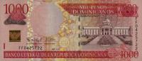 p187b from Dominican Republic: 1000 Pesos Dominicanos from 2012