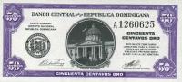 Gallery image for Dominican Republic p89a: 50 Centavos Oro