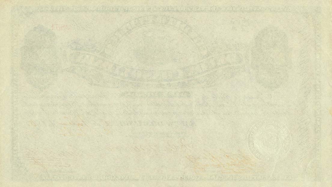 Back of Dominican Republic pS162: 10 Pesos from 1875