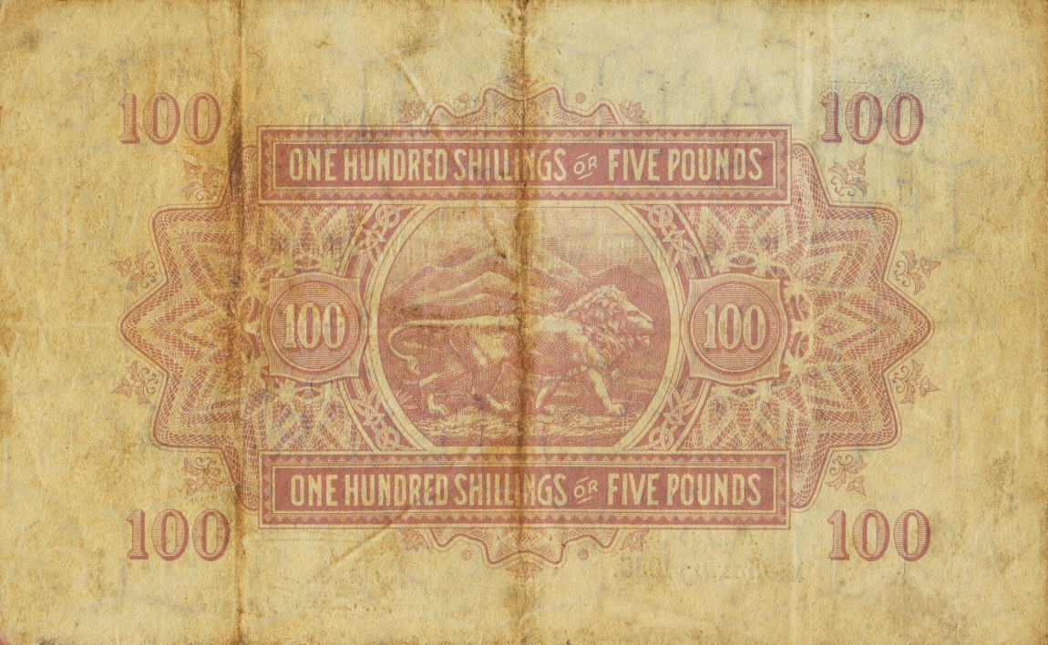 Back of East Africa p36: 100 Shillings from 1953