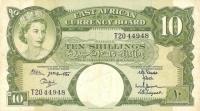 p42b from East Africa: 10 Shillings from 1962