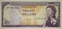 p15d from East Caribbean States: 20 Dollars from 1965