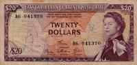 p15e from East Caribbean States: 20 Dollars from 1965