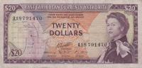 p15g from East Caribbean States: 20 Dollars from 1965