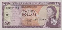 p15m from East Caribbean States: 20 Dollars from 1965