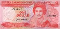 p17g from East Caribbean States: 1 Dollar from 1985