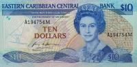 p23m from East Caribbean States: 10 Dollars from 1985
